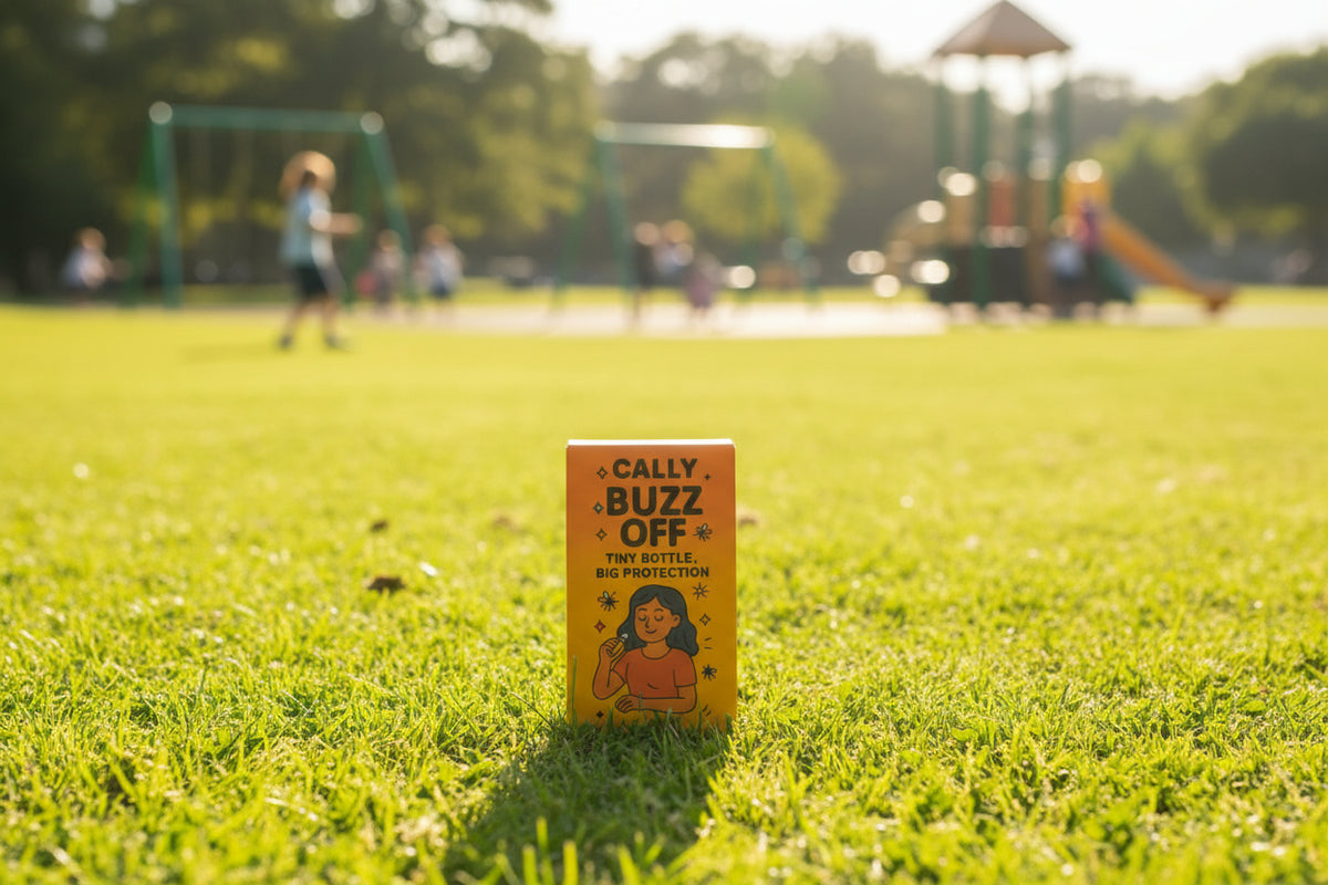 CALLY BuzzOff - Natural Mosquito Repellent Roll-On for Kids & Families