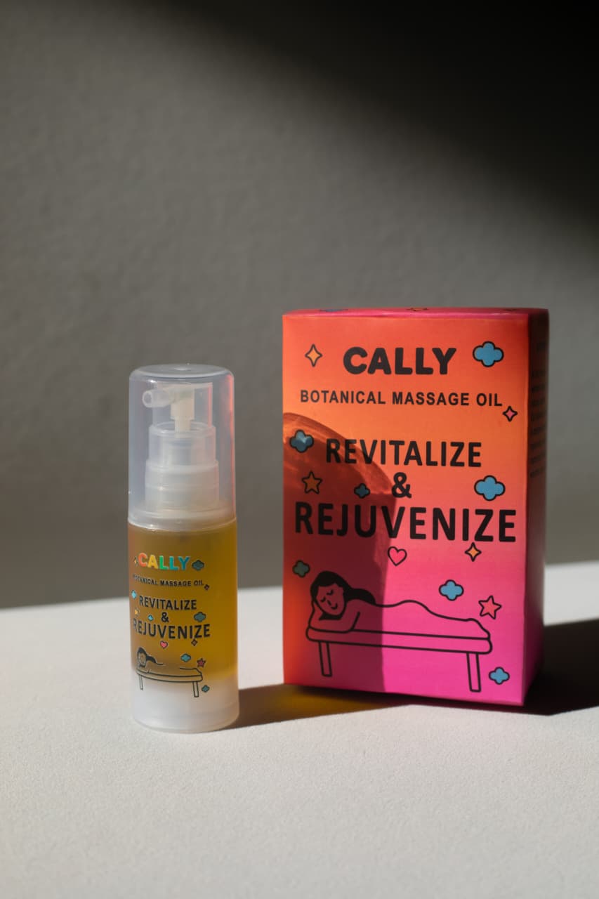 CALLY Botanical Massage Oil - Natural Relaxation & Skin Nourishment